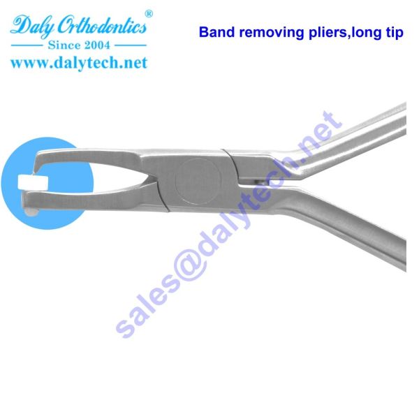 Oliver-Jones posterior band removing pliers,long tip of dental pliers
