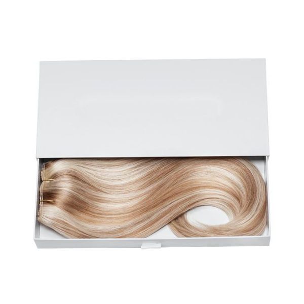 Middle Foldable Magnetic Gift Box Packaging For Tea Coffee Wig Human Hair Extension