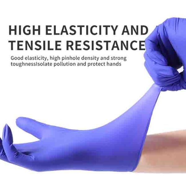 Surgical Disposable Nitrile Gloves Anti Virus Dentist Examination Medical Use