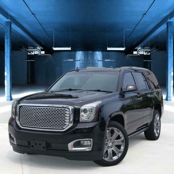 Chrome Inserts 24x10 Replica Wheels 5660 Silverado GMC Yukon Black Rims