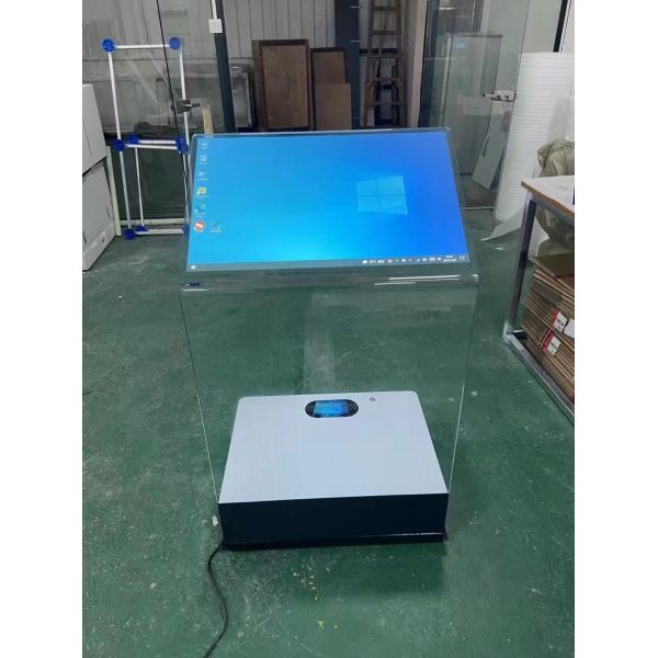 30 Inch Transparent Touch Screen Kiosk Holographic Projector Kiosk