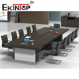 China Modern Custom Wood Conference Tables And Chair Set For Meeting Room on sale