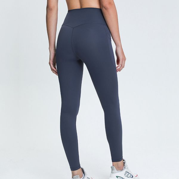 High Waisted Size XXL Yoga Pants Nylon No T Line With Pocket