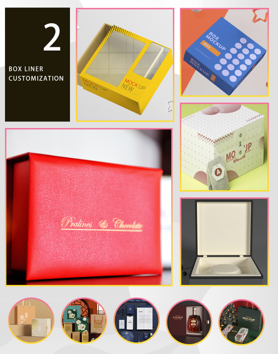 1800gsm Greyboard Magnetic Folding Paper Watch Boxes Varnishing