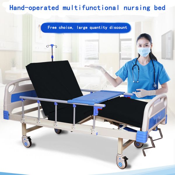 S&J Dental Equipment Manufacturer Wholesale Luxurious ICU Patient Bed Medical Hospital Beds for Sale Metal Parts Material Safe