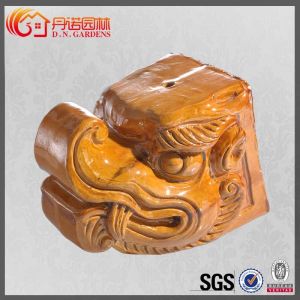 Cheap Buddhist Dragon Chinese Roof Ornaments Tile Figures Ceramic Glazed wholesale