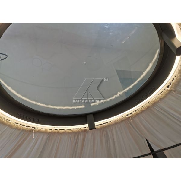 Aluminum Inflatable Clear Bubble Dome Tent For Resort Cafe Camping