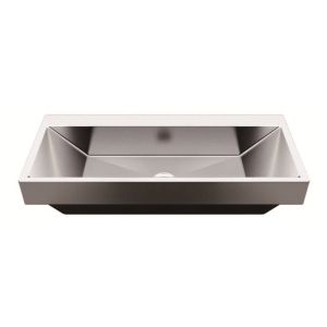 Washroom Bathroom Sink Handcrafted 16 Gauge Stainless Steel Material