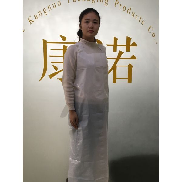 Disposable Plastic Throw Away Aprons For Food Industry & Hospital Application