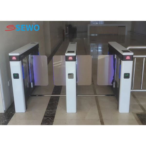 Elegant Swing Gate Turnstile SUS304 Stainless Steel Passing Width ≤1100mm Perfect for Public Facilities and Entry Points