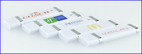 Plastic Classic Logo Printing 32GB USB Memory Stick Disk Memory Storage