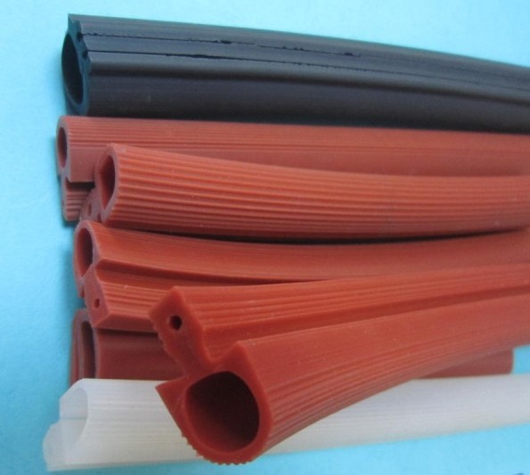 Custom Silicone Rubber Sealing Strips Oven Door Gasket , Durometer Shore 40-80A