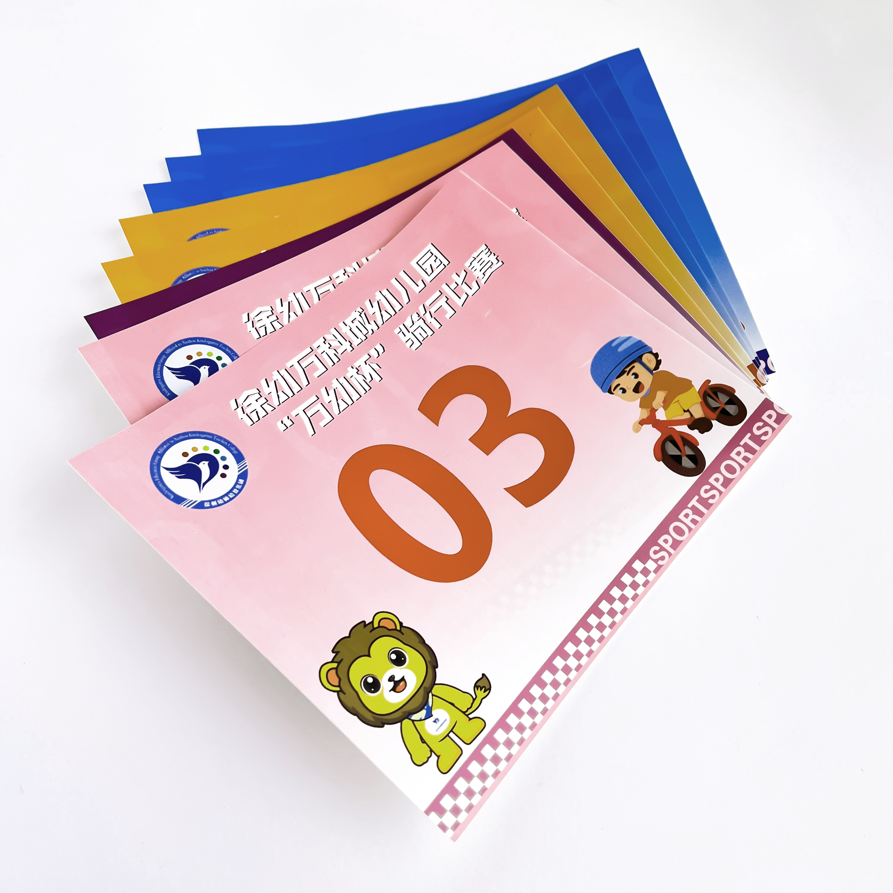 Cheap Tyvek Race Bib Numbers 210mm Screen Printed Customizable wholesale