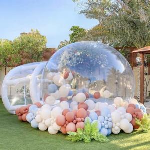 Cheap Outdoor Party Inflatable Transparent Igloo Tent Rental Clear Bubble Dome Tent Inflatable Bubble Balloon House for Kids wholesale