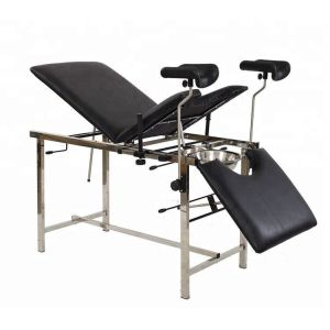 Steel Coating Gynecology Treatment Table Hospital Gynaecology Examination