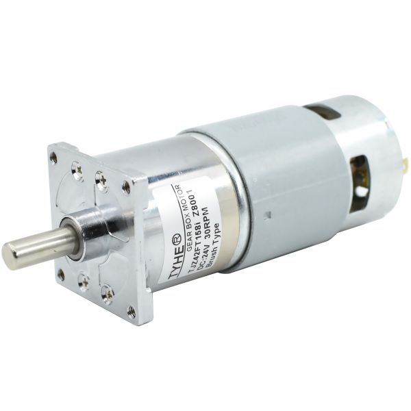 42mm gearbox high strength steel gear 40kgf big torque rs775 12 24 volt dc gear motor for drill