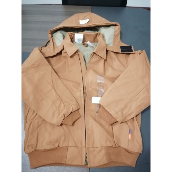 12oz Fire Resistant Duck Canvas Jacket Cotton Windproof FR Winter Quilt Lined Jackets