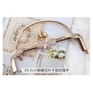 Cheap DIY Fashionable Metal Kiss Lock Purse Clutch Frames wholesale