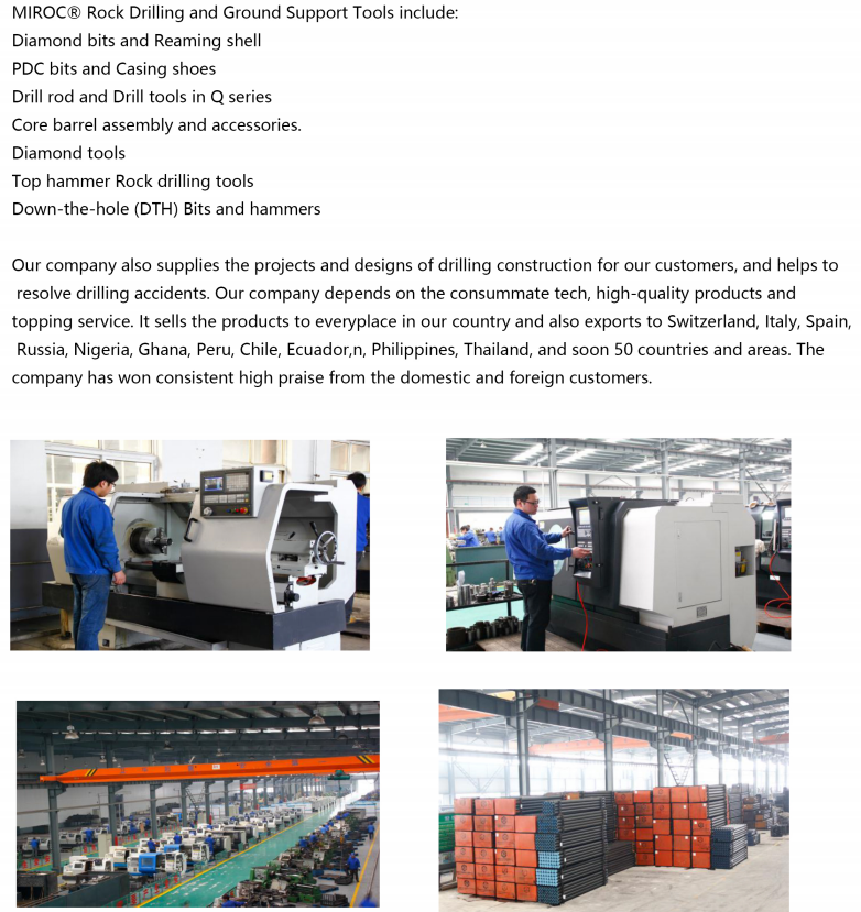 For Sandstone Granite Rock Drilling Diamond Core Drill Bit NQ