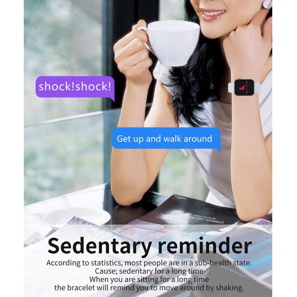 Black Wallpaper Smartwatch For Women Real Time Weather Forecast / Heart Rate Monitor