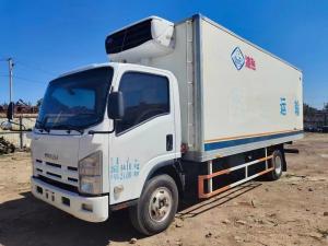 China ISUZU Refrigerated Van 130P 89kw Used Vehicle Cold Chain Transport Vehicle Diesel 98km/H on sale