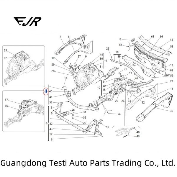Upgrade Your Car'S Front End Front Cross Member For GHIBLI III M157 OE NO. 673008134