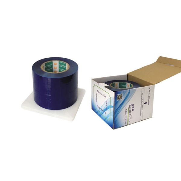 Clear / Blue Dental Medical Barrier Film 4 X 6 Inches 1200 Sheets Per Roll