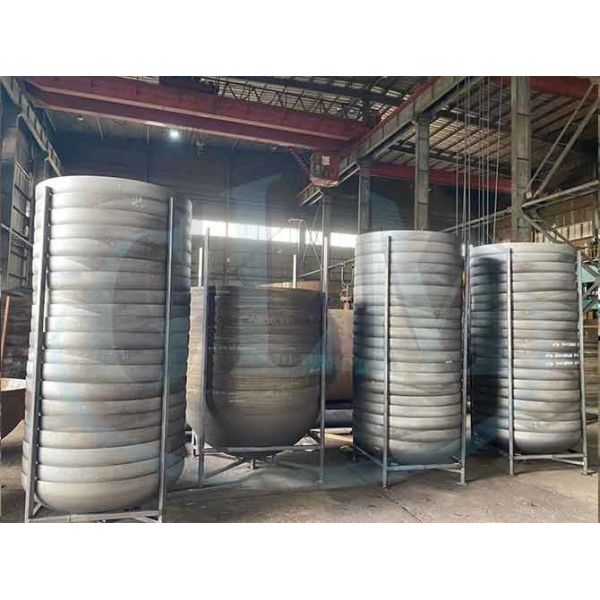 89MM 2000MM Semi Elliptical Stainless Steel Dish Head For Boilers And Containers PED GB