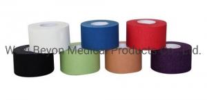 China Football Golf Cotton Sports Tape  Colored Cotton Adhesive Training Sports Tape on sale