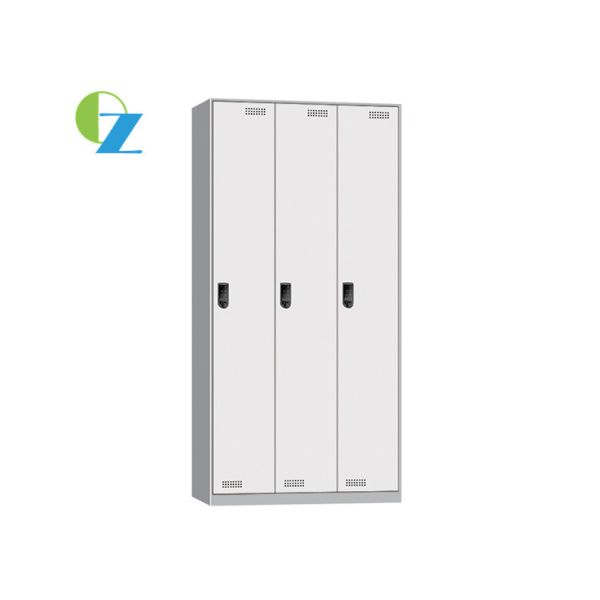 Steel Office 3 Door Filing Cabinet , Locker Style Cupboard Customized