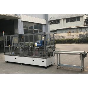 China Servo Drive Automatic Carton Box Packing Machine 30-80box/Min Speed on sale