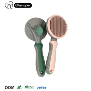 Cheap Portable Pet Hair Remover Brush Self Cleaning Slicker Comb Reusable Hair Cleaning wholesale