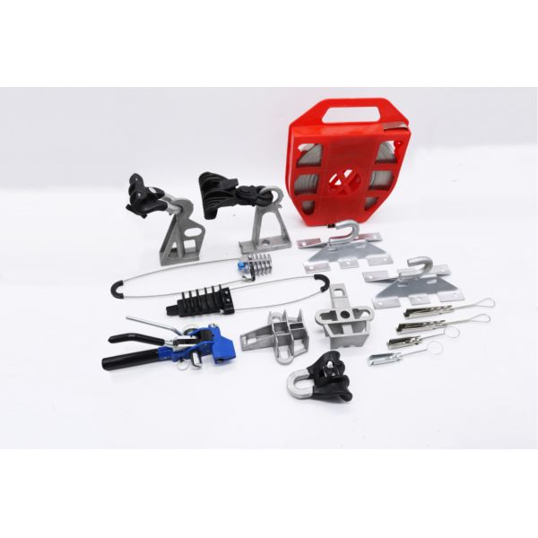 Metal Optic Cable Clamp Fitting Accessories Fibre Optical Tools