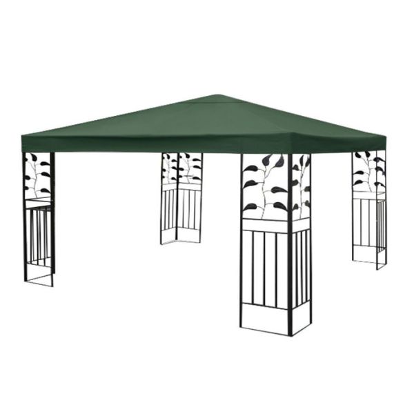 Polyester 3x3m 180g Steel Garden Gazebo Powder Coated