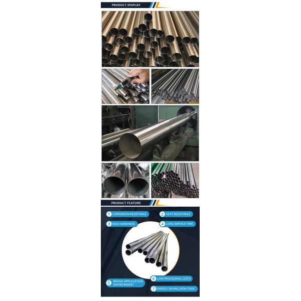 201 304 316 Large Diameter Stainless Steel Tube Polished Stainless Steel Pipe