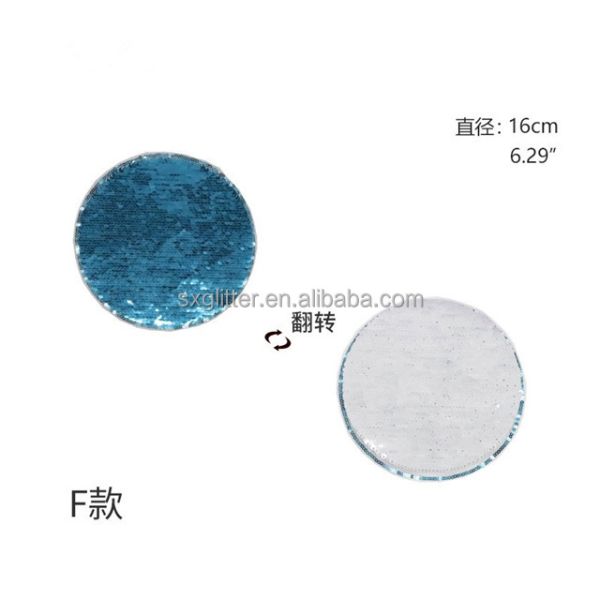 Other Holiday Supplies Custom PET Mirror Sequin Patches for Women's Dresses