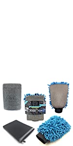 Car Clean Accesories Car Washing Cleaning Set 7 In 1 Portable Car Wash Kit, Brush Mop, Microfiber Car Towel