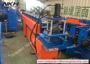 Cheap Top Hat Purlin Roof Truss Forming Machine With Embossing / Stiffener wholesale