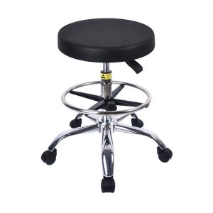 Adjustable Height Medical Salon PU Foaming Chair Furniture With Wheels