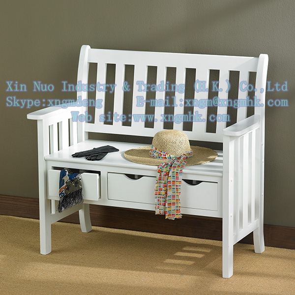 Wooden Raven Storage Bench、Wooden chair, wooden outdoor chairs, wooden double chair