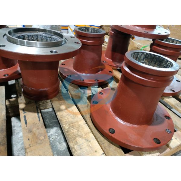 XCMG V7 Concrete Pump Spare Parts Custom Truck Outlet Yellow