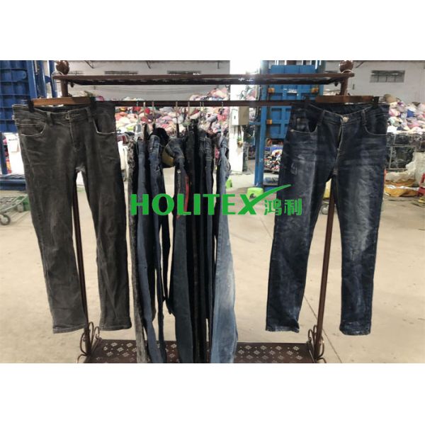 Korean Style Used Mens Pants , Second Hand Mens Jeans Pants For Southeast Asia