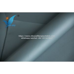 Cheap 0.4mm Silicone Coated Fiberglass Fabric Fireproof Chemical Resistant wholesale