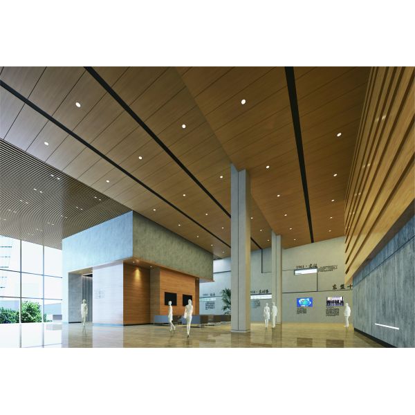 Veneer Surface Finish Interior Laminate Wall Panels With E1 E0 Environmental Standards