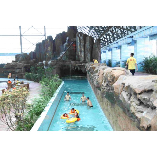 Outdoor Holiday Resorts Water Park Lazy River, Waterpark Equipment