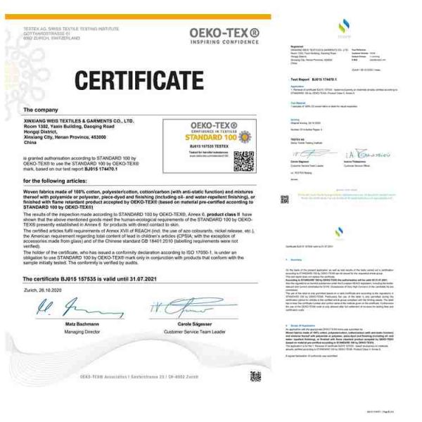 Orange 8812 Cotton Nylon Blended 250gsm FR Fabrics