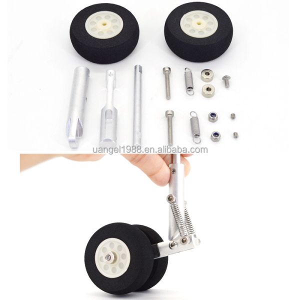 Unisex RC Toy Accessories CNC3MM/5MM RC Airplane Landing Gear 152MM Height