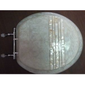 Cheap Mosaic polyresin toilet seat cover wholesale