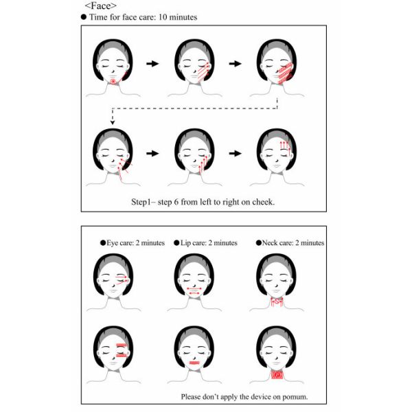 Fractional Ultrasound Facial Home Device Wrinkle Remover With Charge Base