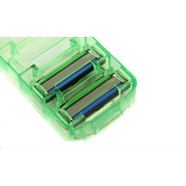 2PCS razor blades Men Manual Shaving Razor blades with 6 Blades High quality blades sharpener blades safety shaver blade